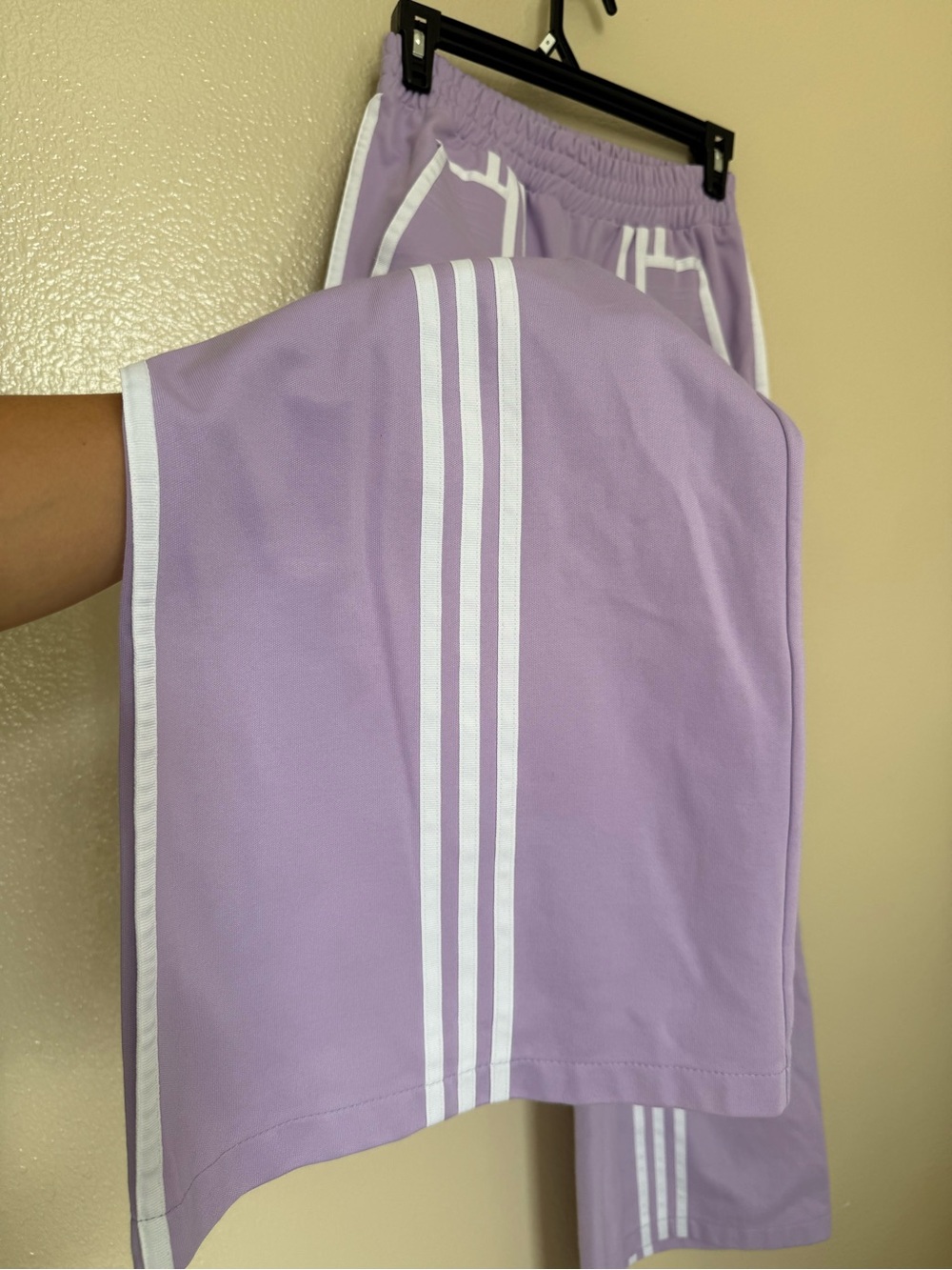 Adidas x Ji Won Choi Special Edition Lilac Wide Leg Track Pants Rare Y2K OG Sz S - Picture 3 of 12